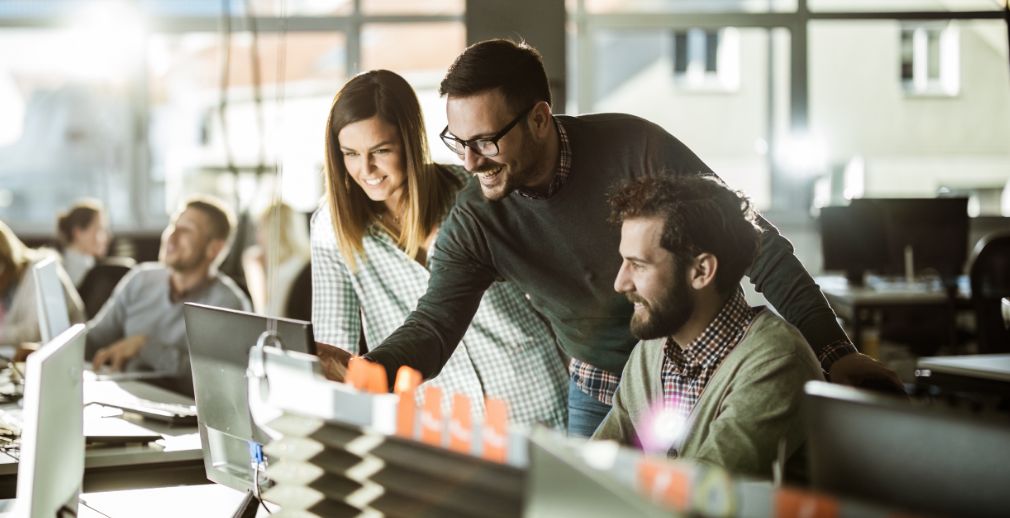 Business owner reviews a payroll run before processing