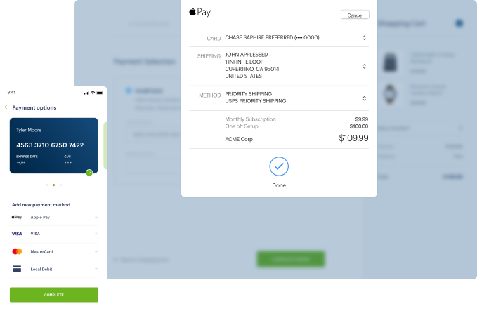 Cloud based payments illustration from Global Payments Integrated