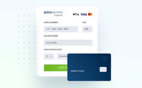 online payment illustration from Global Payments Integrated