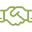 Icon of two people shaking hands