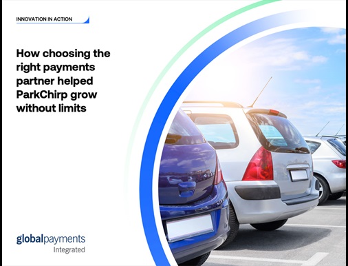 Image of the case study front page, reading Great Customer Service Keeps Parking Technology Moving Forward