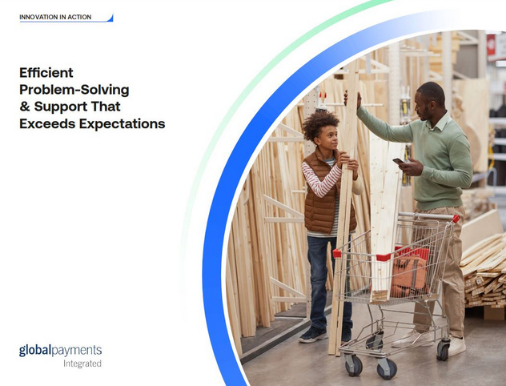 Image of the case study front page, reading Efficient Problem-Solving & Support That Exceeds Expectations